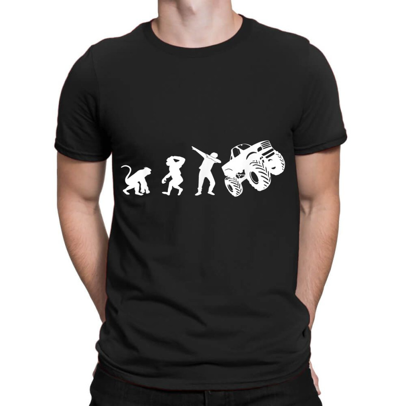 Funny Evolution Of Monster Trucks Dabbing Dance Big Size Car T-shirt | Artistshot