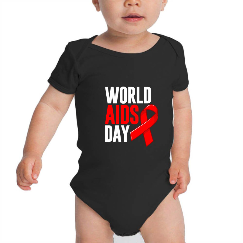 World Aids Day Baby Bodysuit by Silveria | Artistshot