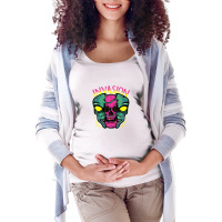 Cool Space Aliens Invasion Illustration Graphic Designs Art Maternity Scoop Neck T-shirt | Artistshot