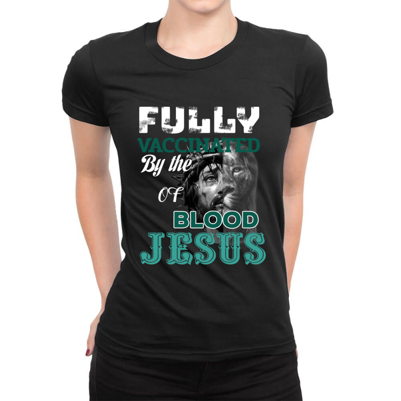 Fully Vaccinated Ladies Fitted T-Shirt by SuzanneElaineSehorn | Artistshot