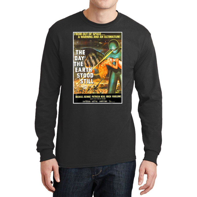 Sci Fi Robot Halloween Earth Invasion Science Fiction Space Long Sleeve Shirts by MindyLeeLucas | Artistshot