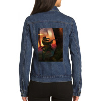 Metal Gear Solid 20 Ladies Denim Jacket | Artistshot