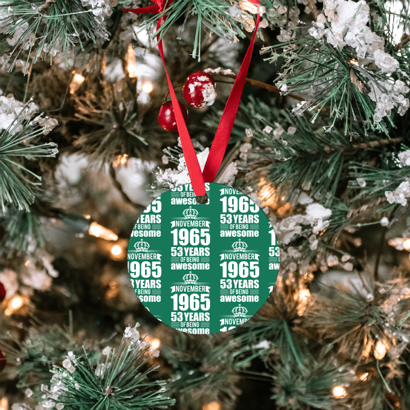 November 1965 53 Years Of Being Awesome Ornament | Artistshot