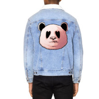 Panda In Love Unisex Sherpa-lined Denim Jacket | Artistshot