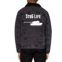 Stug Life Unisex Sherpa-lined Denim Jacket | Artistshot