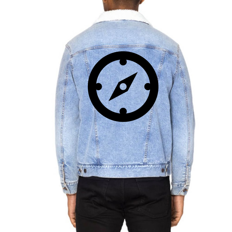 Clock Black Unisex Sherpa-lined Denim Jacket | Artistshot