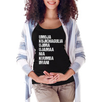 Kwanzaa Seven Principles Tank Top Maternity Scoop Neck T-shirt | Artistshot