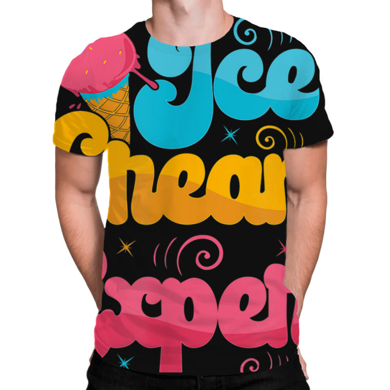 Funny Ice Cream Expert All Over Men's T-shirt | Artistshot