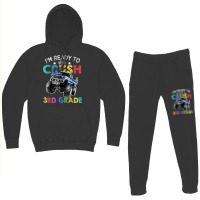 Funny I'm Ready To Crush 3rd Grade Monster Truck Back To Sch Hoodie & Jogger Set | Artistshot