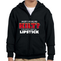 What's Under My Kilt On A Good Day... Funny Kil Youth Zipper Hoodie | Artistshot