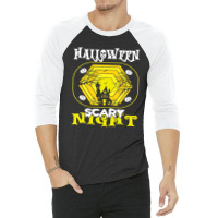 Halloween Scary Night Costume 3/4 Sleeve Shirt | Artistshot