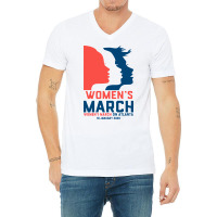 Women's March 2020 Atlanta 2 V-neck Tee | Artistshot