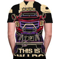 Funny Kids Monster Truck 8th Birthday Party  Gift All Over Men's T-shirt | Artistshot