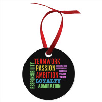 Teamwork Word Cloud Ornament | Artistshot