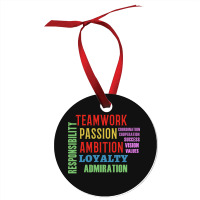 Teamwork Word Cloud Ornament | Artistshot