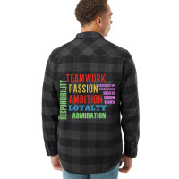 Teamwork Word Cloud Flannel Shirt | Artistshot