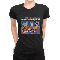 The Dave Brubeck Quartet Time Out '59 Ladies Fitted T-shirt | Artistshot