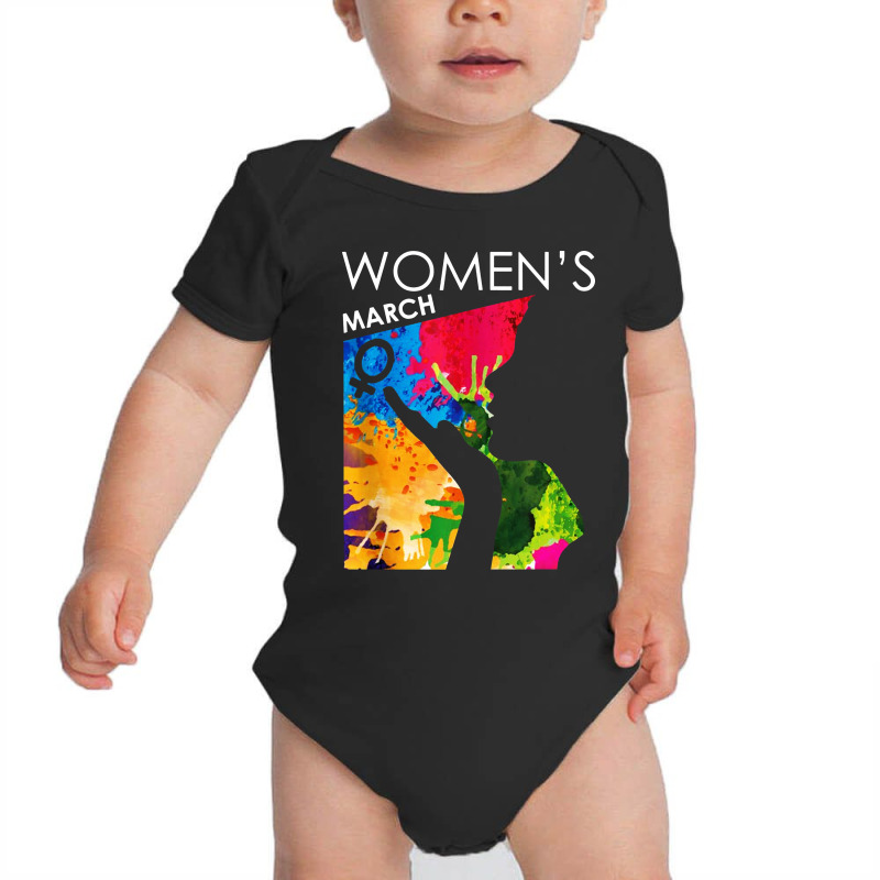 Womens March 2020 Cool Paint Baby Bodysuit | Artistshot