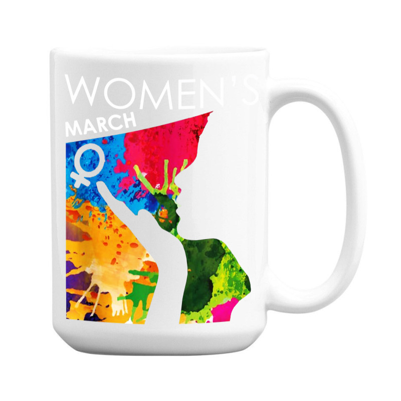 Womens March 2020 Cool Paint 15 Oz Coffee Mug | Artistshot