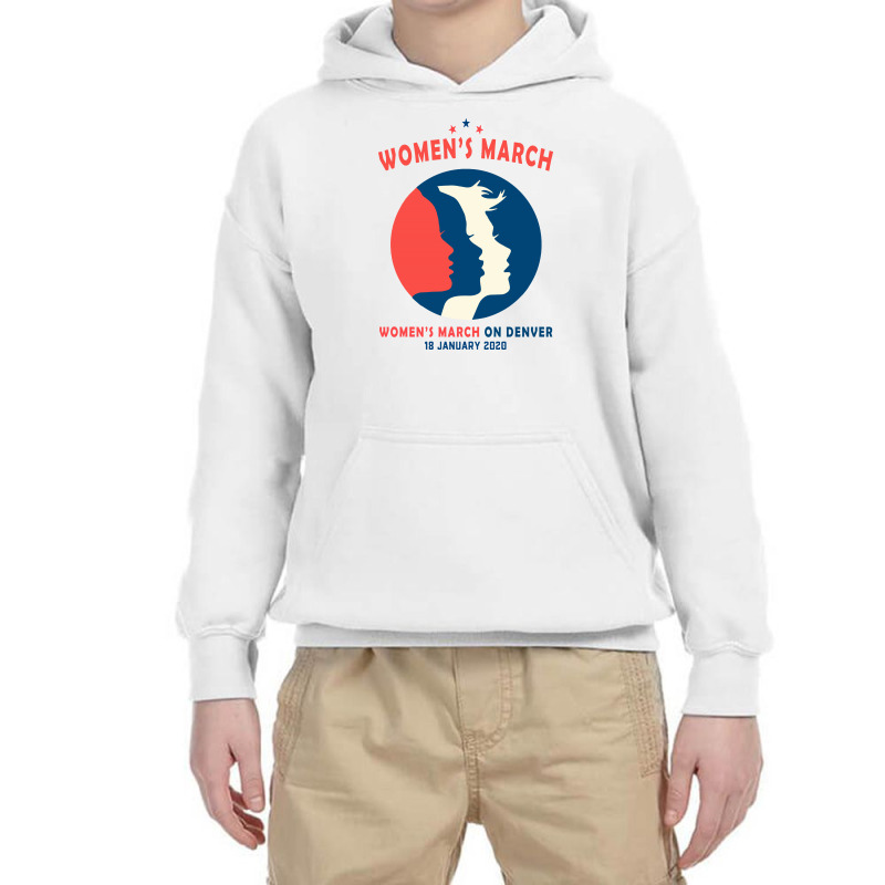 Women's March On Denver Youth Hoodie | Artistshot