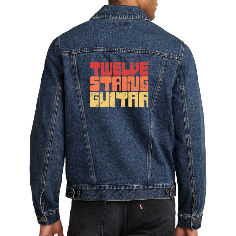 12 String Guitar Player / Guitarist Twelve String Men Denim Jacket | Artistshot