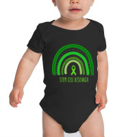 Stem Cell Research Rainbow Awareness Warrior Baby Bodysuit | Artistshot