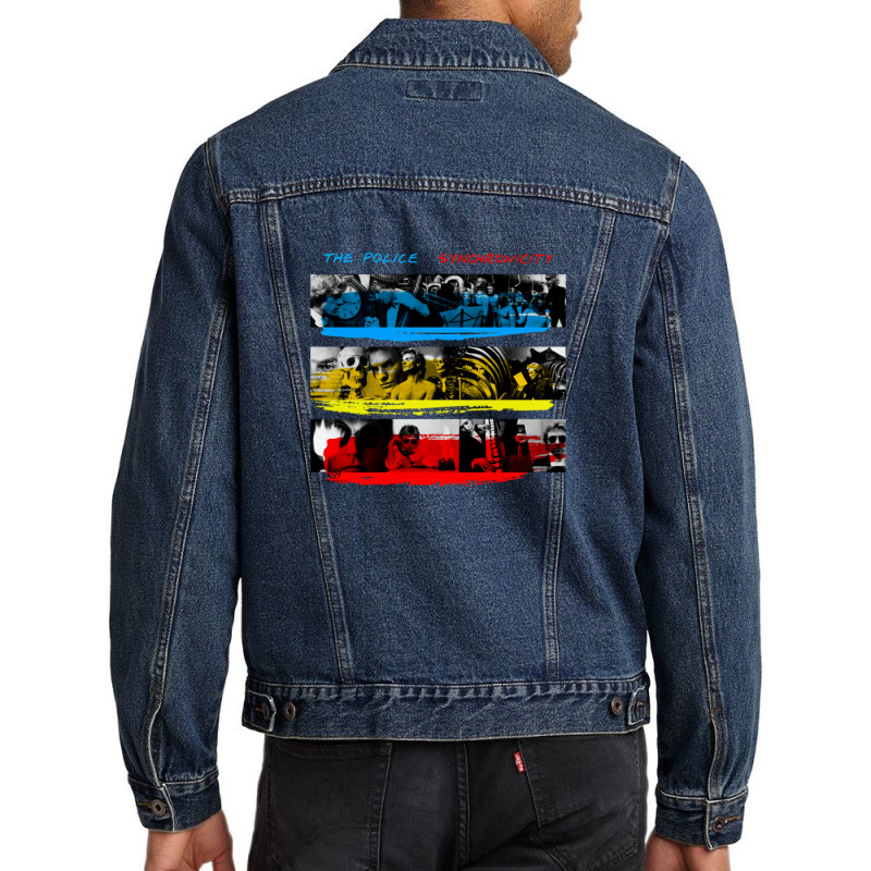 The Police Synchronicity Album Men Denim Jacket by RonaldLagman | Artistshot