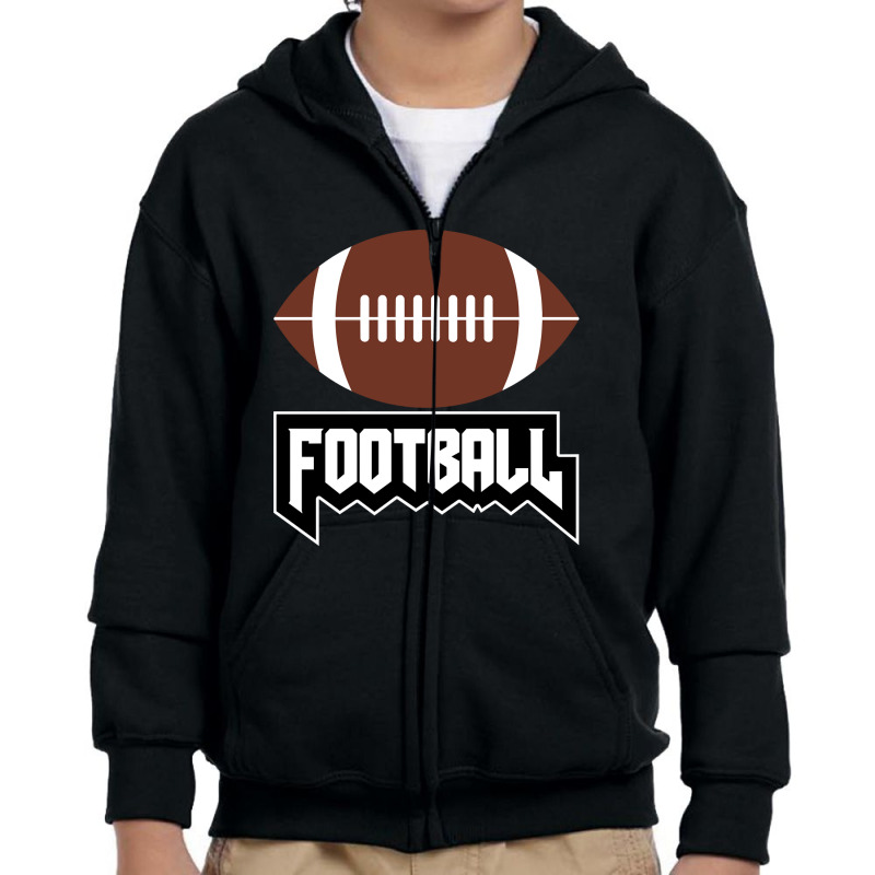 Football Sport Player Coach Fan-wxelr Youth Zipper Hoodie | Artistshot