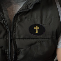 The Cross Of The Lord And Savior Jesus Christ.-35soo Oval Patch | Artistshot