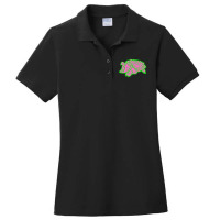 Alligator Snapping Turtle - Reptile - Wildlife - Animal Bite Ladies Polo Shirt | Artistshot