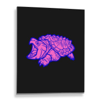 Alligator Snapping Turtle - Reptile - Wildlife - Animals Metal Print Vertical | Artistshot