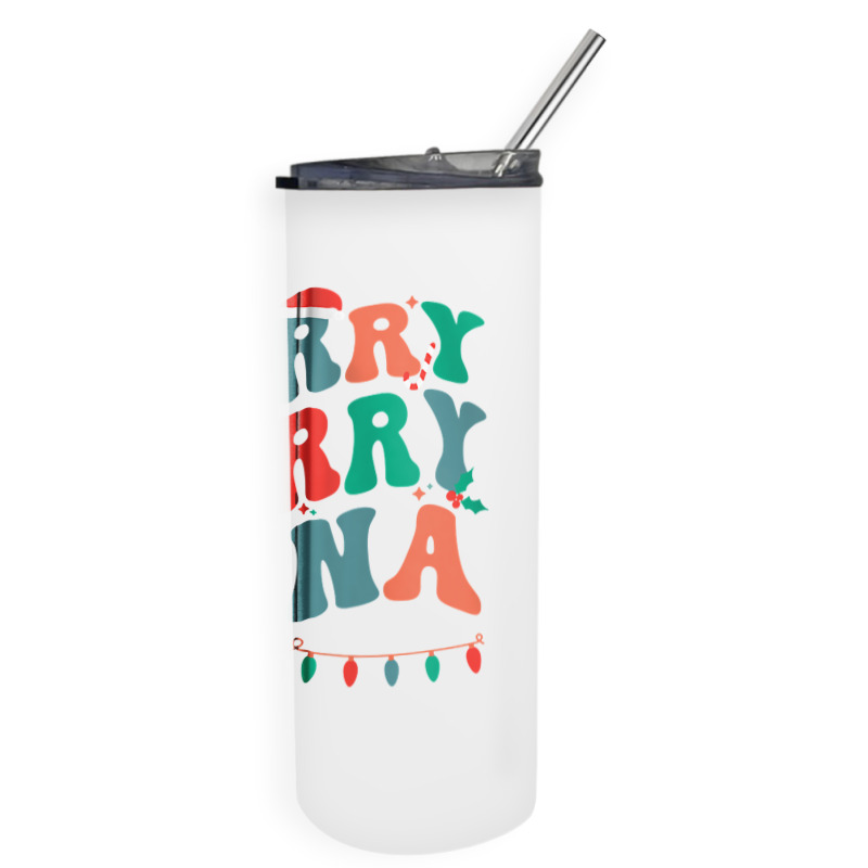 Merry Certified Registered Nurse Anesthetist Christmas Zip Hoodie Skinny Tumbler | Artistshot