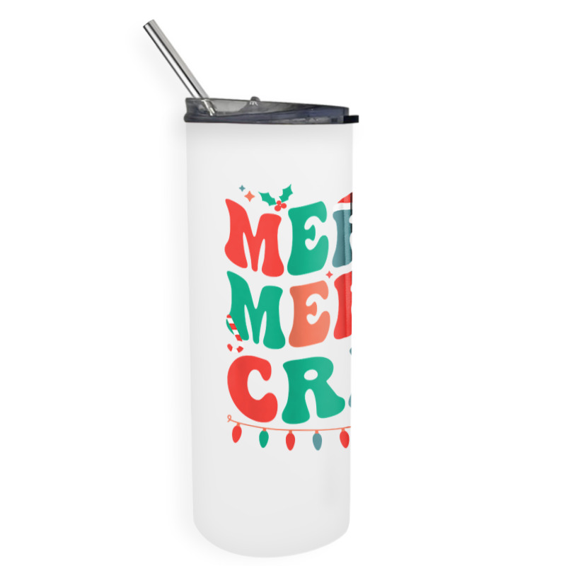 Merry Certified Registered Nurse Anesthetist Christmas Zip Hoodie Skinny Tumbler | Artistshot