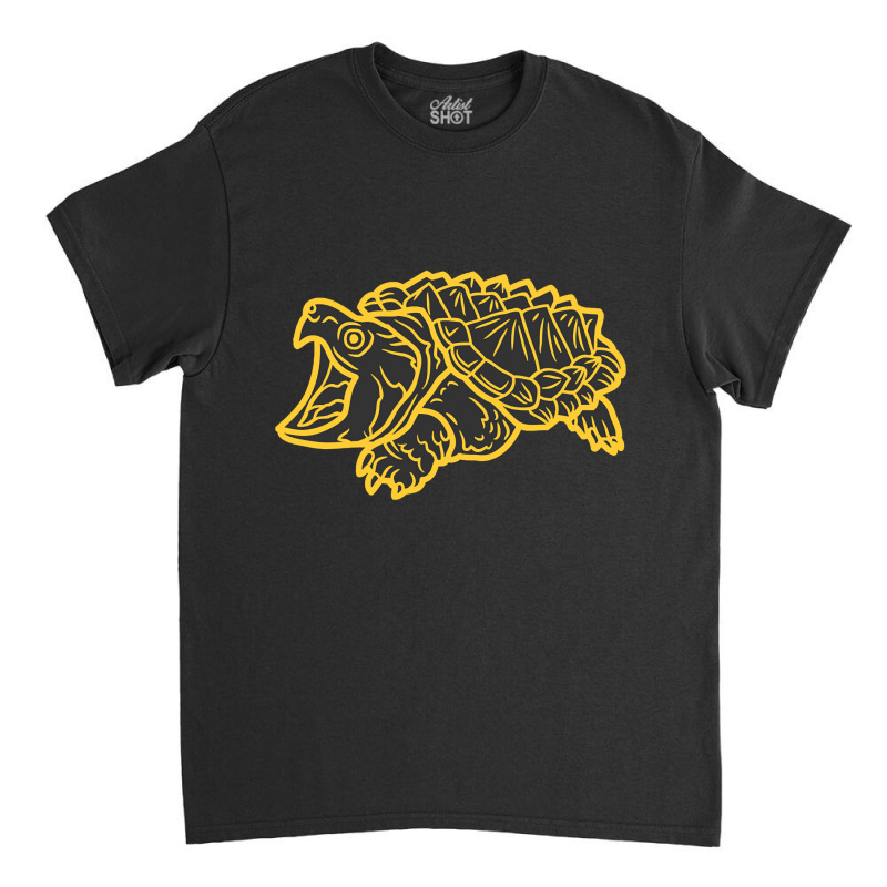 Alligator Snapping Turtle - Reptile - Wildlife - Japanese Style - Bitt Classic T-shirt | Artistshot