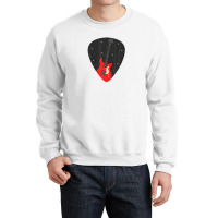 Vintage Music Guitar Pick String Instrument Crewneck Sweatshirt | Artistshot