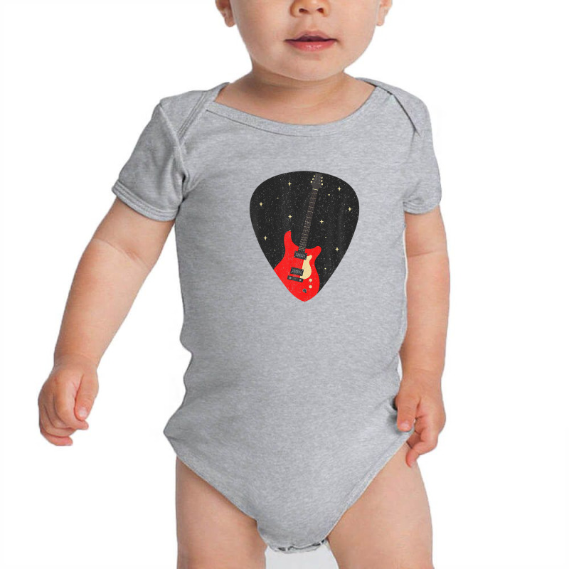 Vintage Music Guitar Pick String Instrument Baby Bodysuit by rakinybluvic | Artistshot