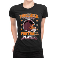 Pro Fantasy Football Player Retro Draft Party Ladies Fitted T-shirt | Artistshot