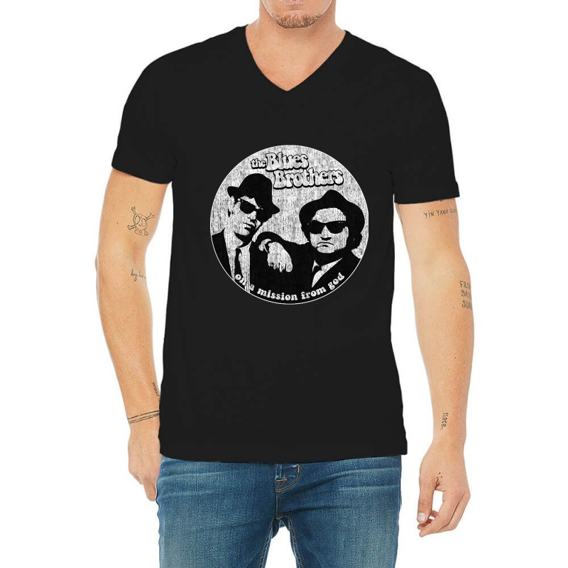 The Blues Brothers-hjn7j V-Neck Tee by Crews Micki | Artistshot