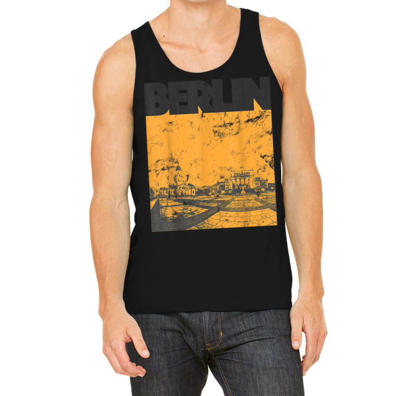 Vintage 70s Style Berlin Germany Tank Top | Artistshot