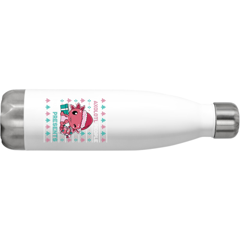 Cute Christmas Axolotl I Axolotl People For Presents Stainless Steel Water Bottle | Artistshot