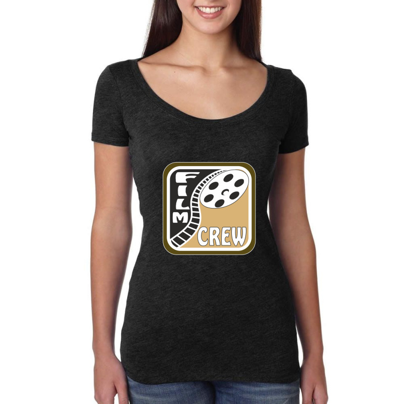 Film Reel Cinema Film Crew Women's Triblend Scoop T-shirt by AcostaLopezJuan | Artistshot