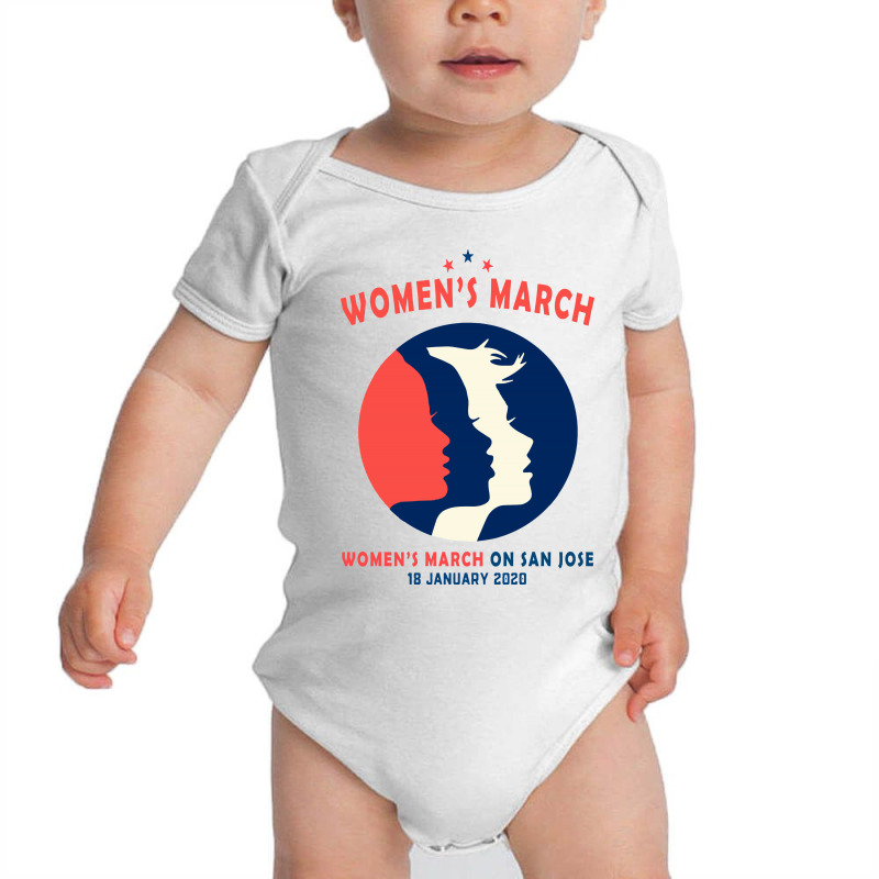 Women's March On San Jose Baby Bodysuit | Artistshot