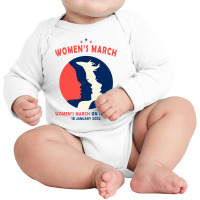 Women's March On San Jose Long Sleeve Baby Bodysuit | Artistshot