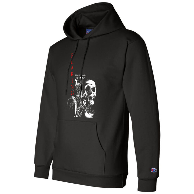 Fearing - Black Sand Champion Hoodie by MarshaMiron | Artistshot