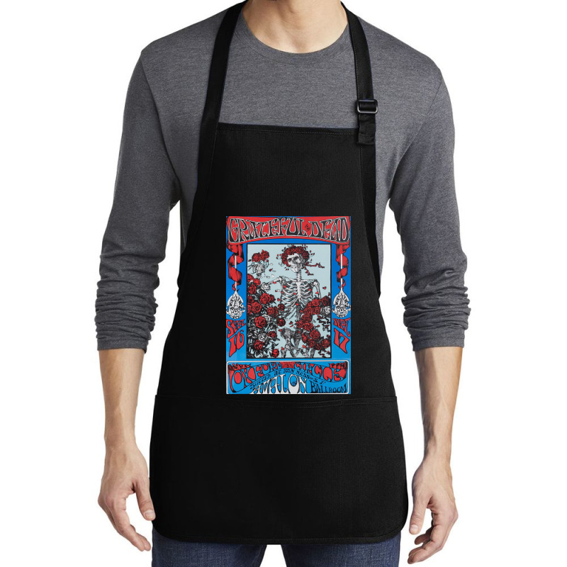 Oxford Grateful Circle Dead Medium-length Apron | Artistshot