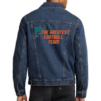 Miami Has The Dolphins 1 Men Denim Jacket | Artistshot