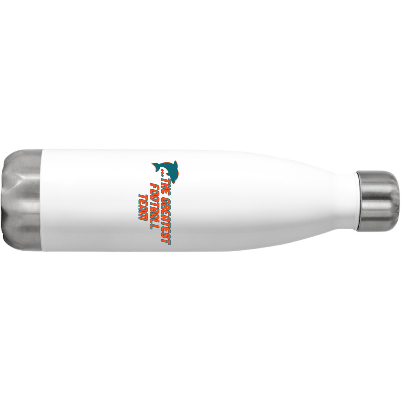 Miami Has The Dolphins 1 Stainless Steel Water Bottle | Artistshot