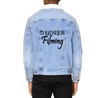 Filming Films Director Actor Actress Spectator Cinema Television Strea Unisex Sherpa-lined Denim Jacket | Artistshot