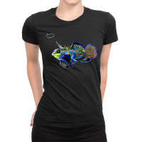 Mandarin Goby Dragonet Saltwater Reef Aquarium Fish Tank Premium Ladies Fitted T-shirt | Artistshot