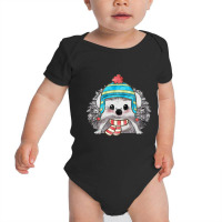 Cute Christmas For Hedghog Lovers! Baby Bodysuit | Artistshot